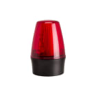 Moflash Signalling - Feu flash/statique LEDS100 - Rouge - 115-230Vcc/ca - 8 LED - IP65 - Fix. goujon
