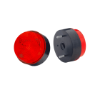 Moflash Signalling - Feu flash xénon X80 - Rouge - 10-100Vcc/20-72Vca - 2J - IP67