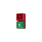 Moflash Signalling - Combiné sirène/flash - YL40 Rouge - 24Vcc - 25 LED vert - 108dB - IP65