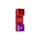 Moflash Signalling - Combiné sécurité intrinsèque YL4IS - 24Vcc 8 LED magenta 100dB IP65 ATEX