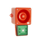 Moflash Signalling - Combiné sirène/flash - YL50 Hi-Vis - 24Vcc - 25 LED vert - 112dB - IP66