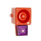 Moflash Signalling - Combiné sirène/flash - YL50 Hi-Vis - 48Vcc - 25 LED magenta - 112dB - IP66