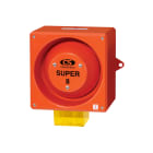 Moflash Signalling - Combiné sirène/flash - YL80 Super - 230Vca - 25 LED jaune - 120dB - IP66