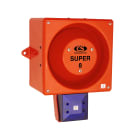 Moflash Signalling - Combiné sirène/flash - YL80 SU Hi-Vis - 48Vcc - 25 LED bleu - 120dB - IP66