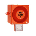Moflash Signalling - Combiné sirène/flash - YL80 SU Hi-Vis - 48Vcc - 25 LED transparent - 120dB -IP66