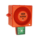 Moflash Signalling - Combiné sirène/flash - YL80 SU Hi-Vis - 24Vcc - 12 LED vert - 120dB - IP66