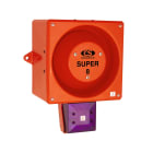 Moflash Signalling - Combiné sirène/flash - YL80 SU Hi-Vis - 115Vca - 25 LED magenta - 120dB - IP66