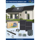 CKW Solar Group - Kit Solaire 3Kw-cle en main-ond.string,8 panneaux 375W-ETN toit tuile
