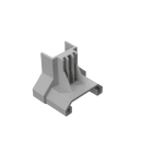CKW Solar Group - Terminaison de rail gris- Fibrocimentr - EVO ESDEC