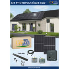 CKW Solar Group - Kit Solaire onduleur 6kW-triphase-16 panneaux 375W-toit tuile ETN-Coffret AC-DC