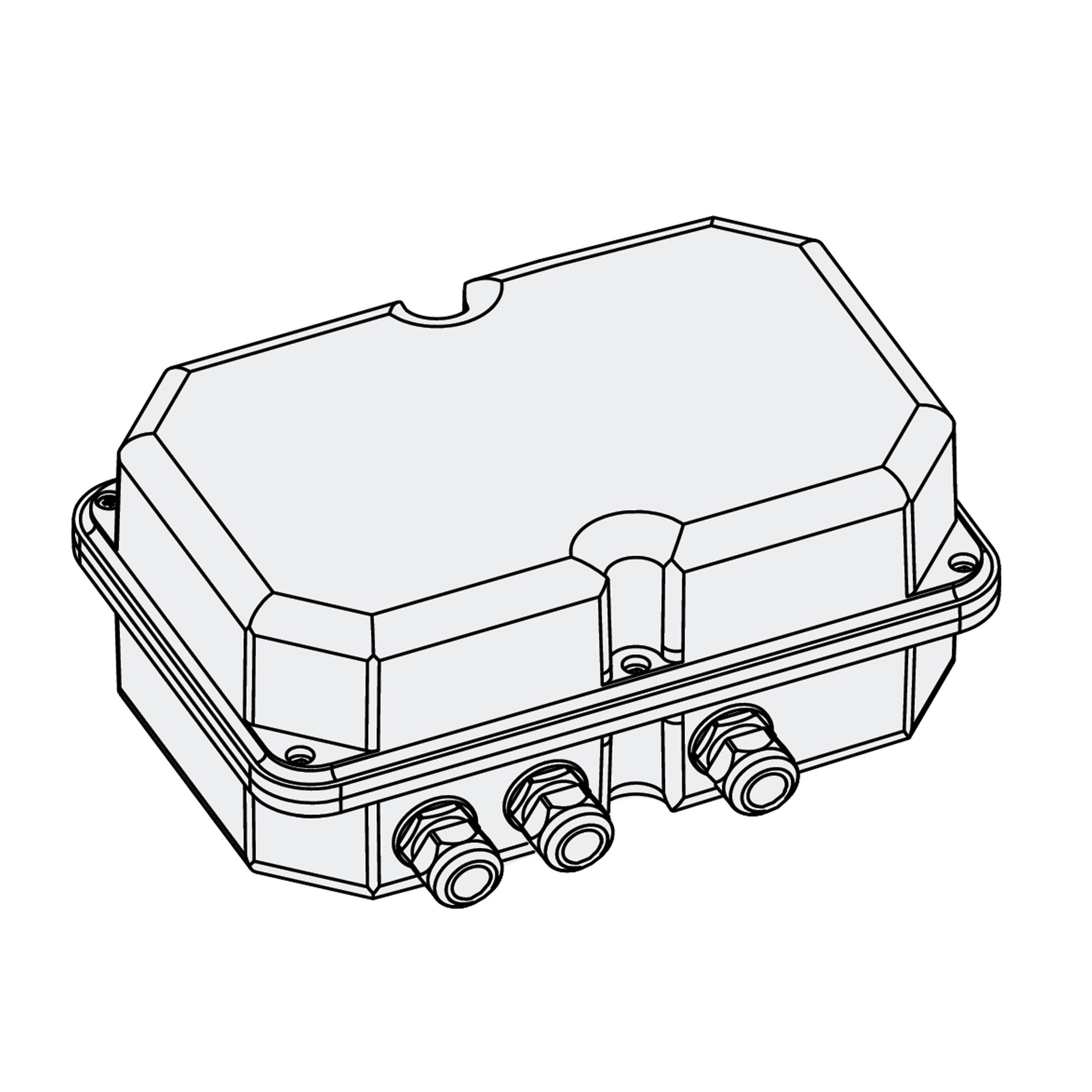 Fosnova - Boitier étanche avec driver LED 24V gradable 1-10V