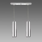 Fosnova - STILO BL Led 2x 20W 3000K 40D chrome suspension