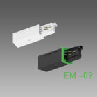 Fosnova - Alimentation sx pour rail OMNITRACK PLUS blanc