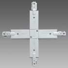Fosnova - OMNITRACK Jonction en 'X' noir en polycarbonate