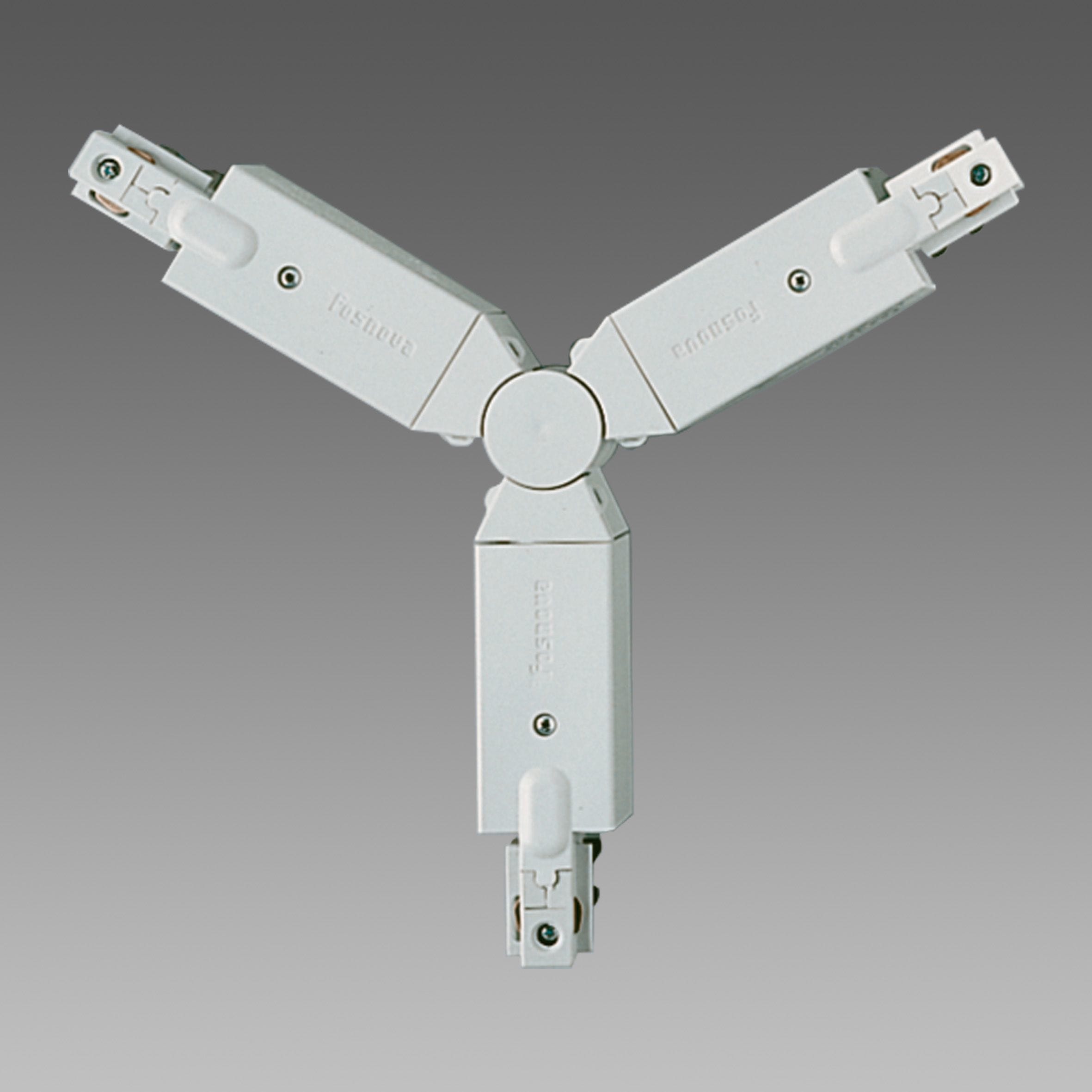 Fosnova - Jonction orientable à 3 connexions OMNITRACK noir