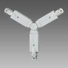 Fosnova - Jonction orientable à 3 connexions OMNITRACK noir