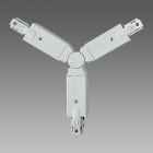 Fosnova - Jonction orientable à 3 connexions OMNITRACK gris