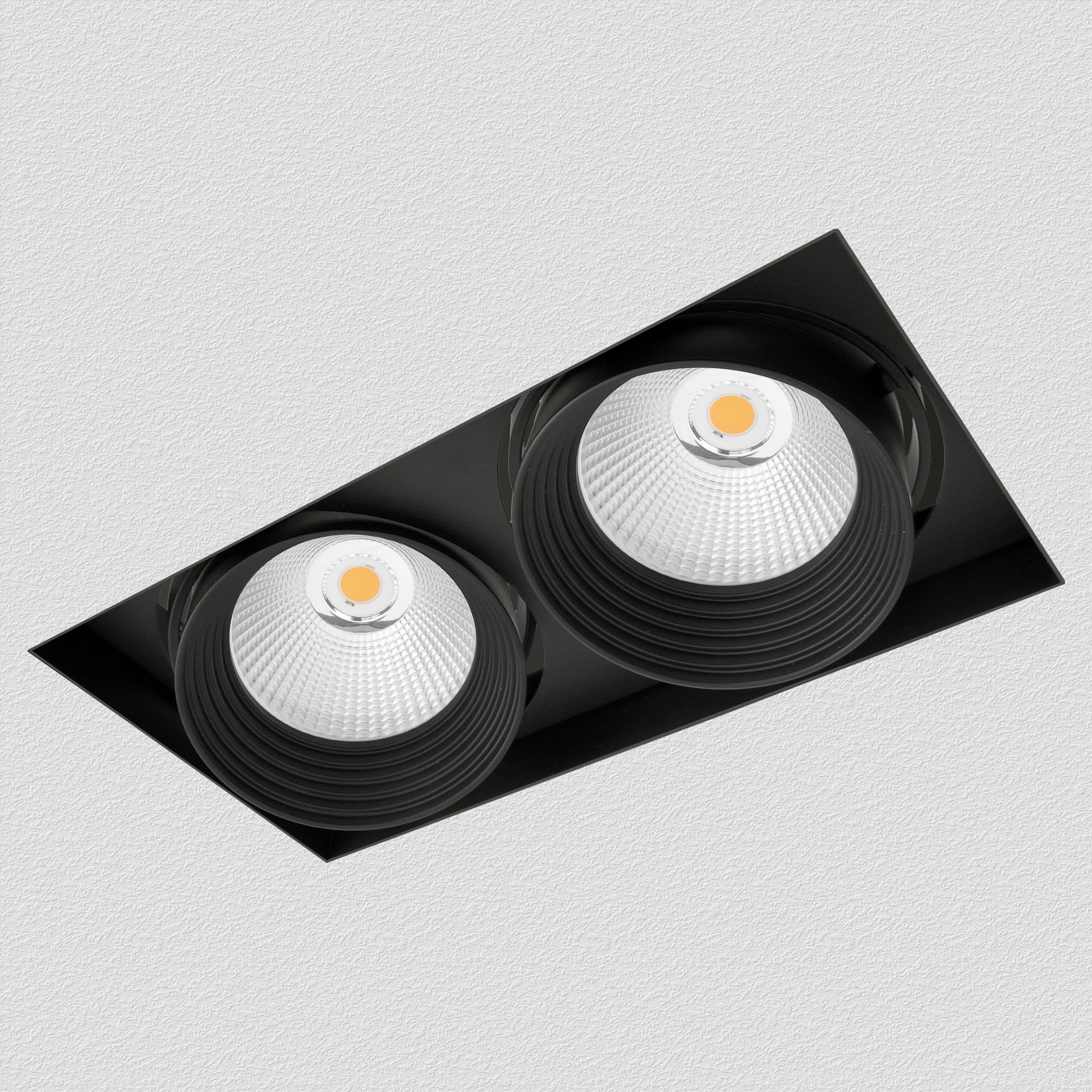 Fosnova - TRIMLESS 111 A2 Spot Led 76W noir 2X3322lm 4000K 15D