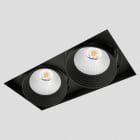 Fosnova - TRIMLESS 111 A2 Spot Led 76W noir 2X3322lm 4000K 15D