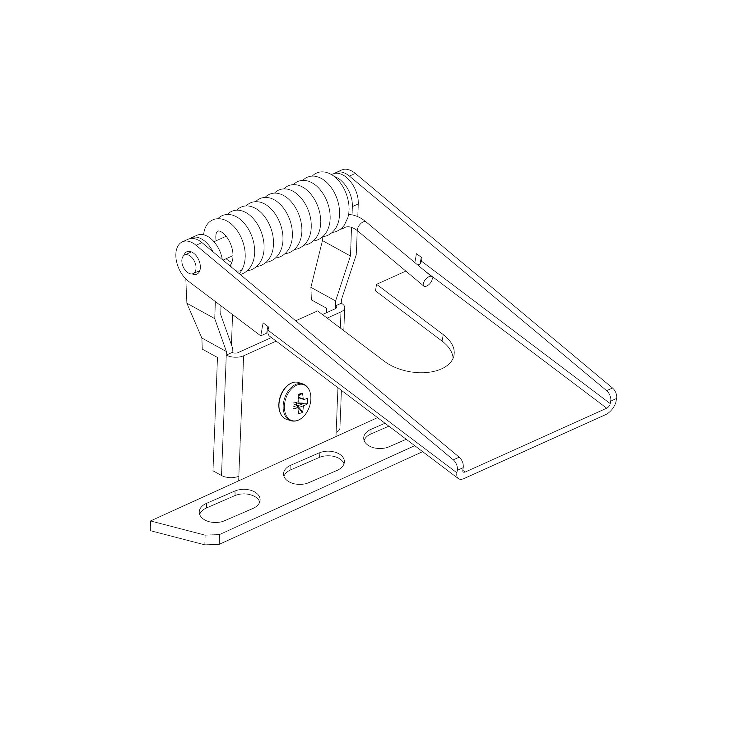 Fosnova - Ressorts Pour Encastré (X6) pour faux-plafonds
