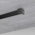 Fosnova - LISET 2.0 plafonnier Led Dali 55W noir 5198lm 4000K Ugr19