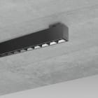 Fosnova - LISET 2.0 plafonnier Led 22W noir 2637lm 4000K 54D