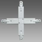 Fosnova - OMNITRACK Jonction en 'X' blanc en polycarbonate