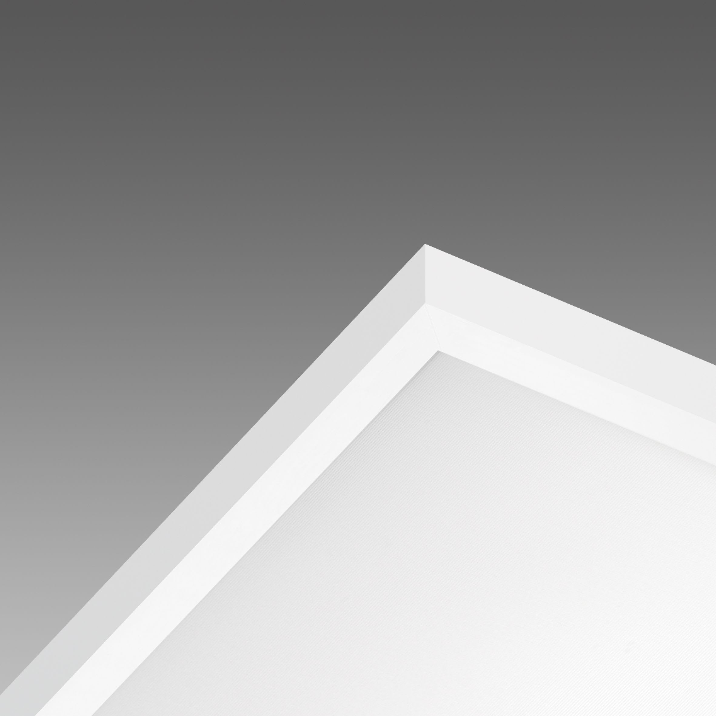 Fosnova - Cadre R plafonnier 1200X300 en acier peint blanc