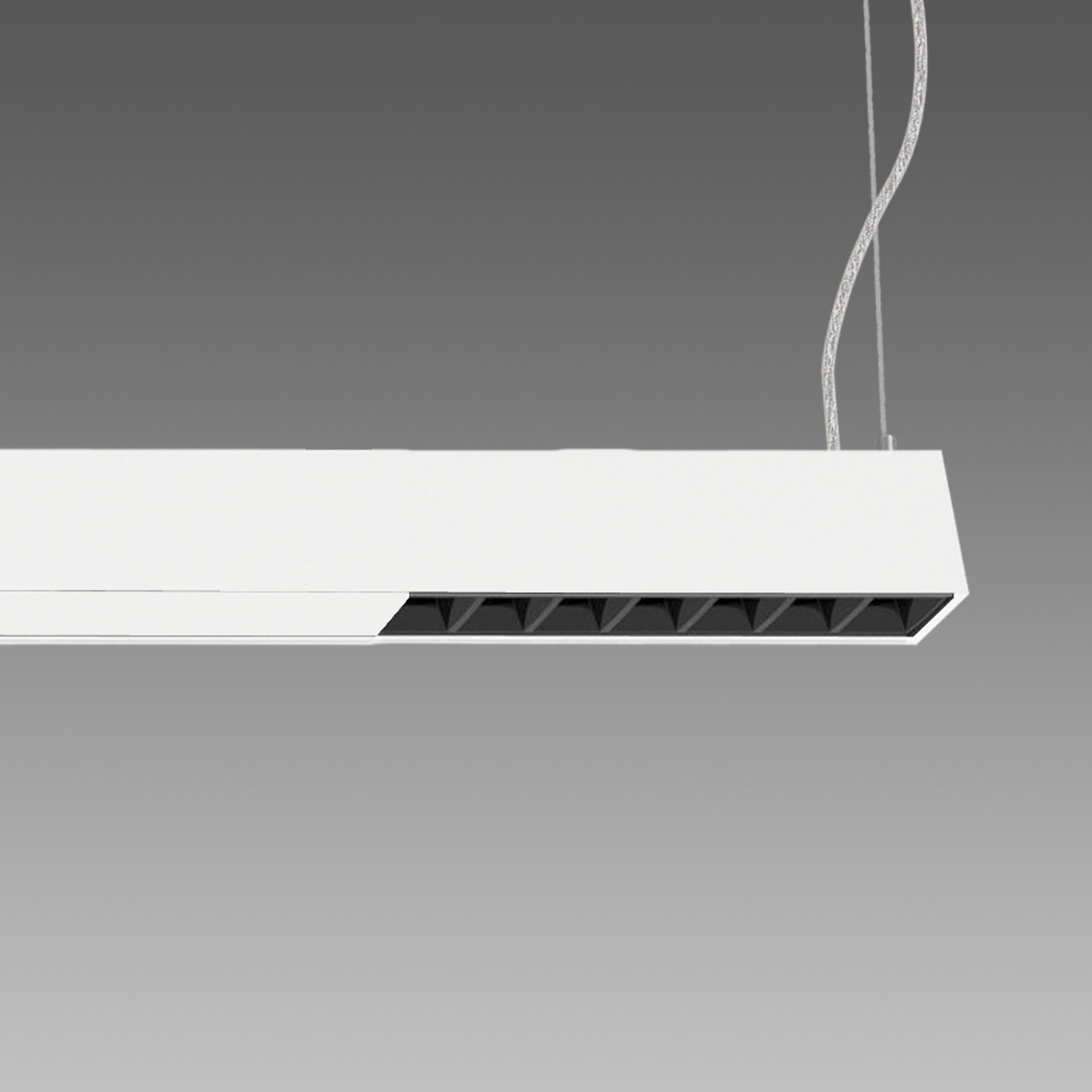 Fosnova - LISET 2.0 Led Dig Dali 27W C+H+3M noir 4000K suspension UGR19