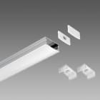 Fosnova - Profilé D aluminium mat L : 2000mm pour STRIP LED