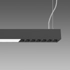 Fosnova - LISET 2.0 Led Dig Dali 53W C+2M noir 4000K suspension