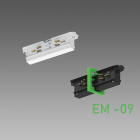 Fosnova - Raccord Ligne OMNITRACK PLUS noir en polycarbonate