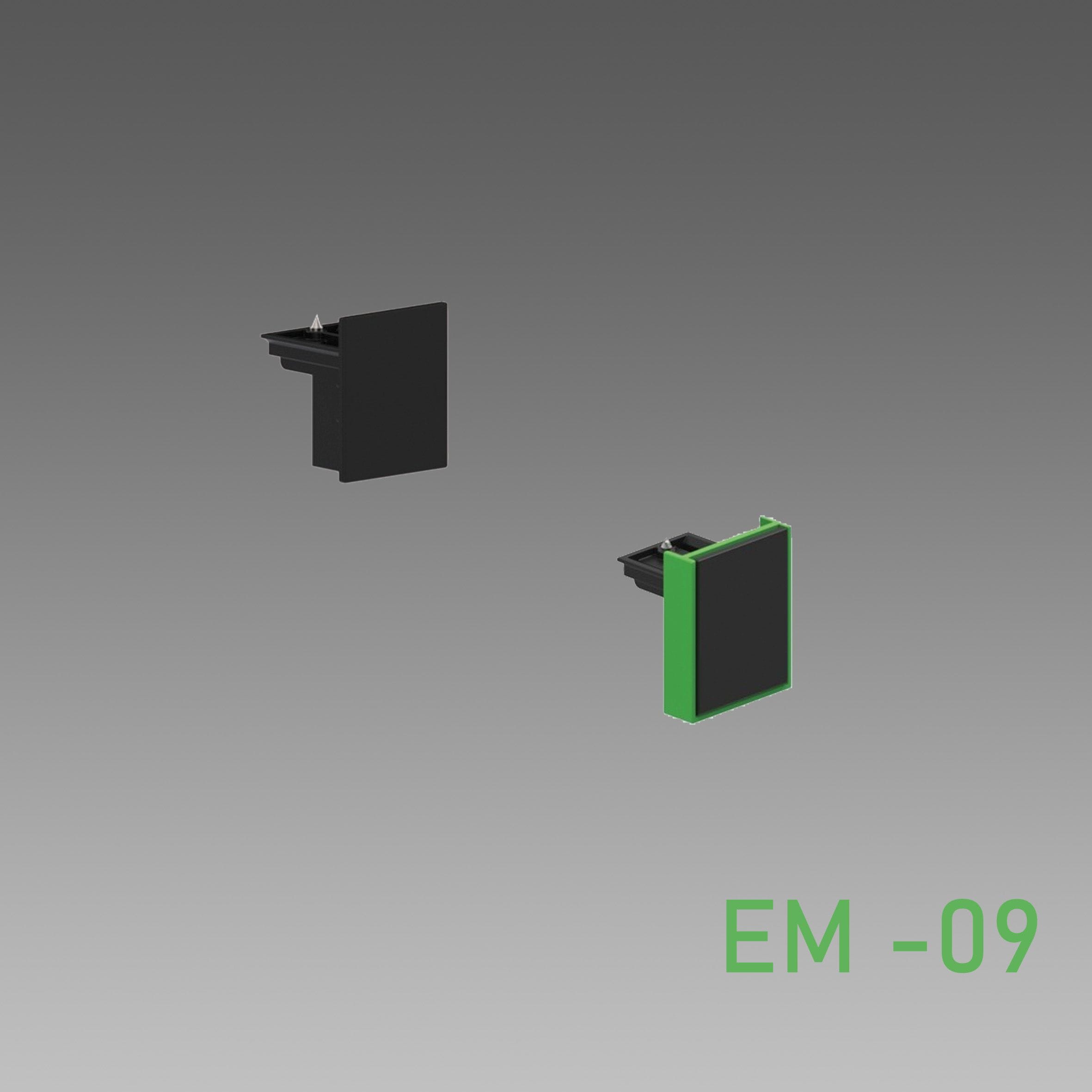 Fosnova - Capuchon embout OMNITRACK PLUS noir en polycarbonate