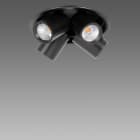 Fosnova - ASSO D 4 Small Led 56W noir Ip20Ik07 4X1556lm 4000K