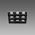 Fosnova - W9 Big FS Led 35W 2655lm 3000K noir CRI90 9 modules