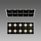 Fosnova - W5X2 Led 20W noir 1981lm 3000K CRI90 10 modules