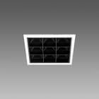 Fosnova - M9 Encastré Led Dali 18W blanc 910lm 4000K 15D