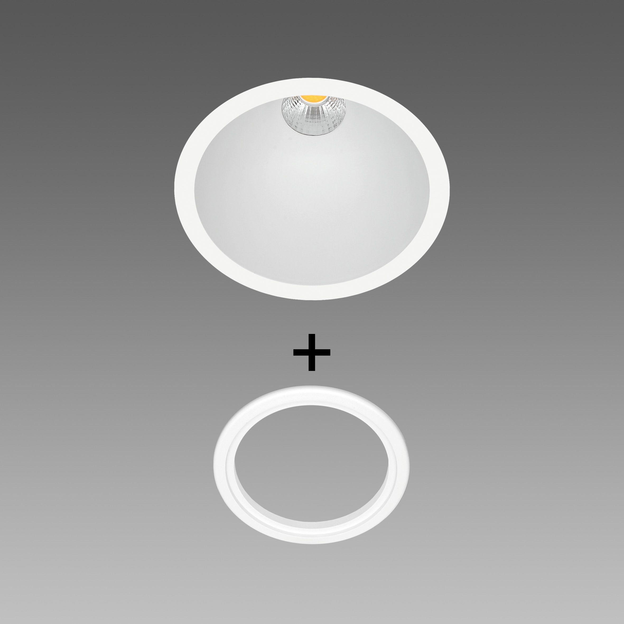 Fosnova - NEW ISPOT COMFORT 2 Led DIG DALI 8W 3000K 620lm CRI90 40° noir