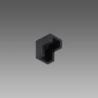 Fosnova - Couvre-joint Angle Vertical OMNITRACK blanc