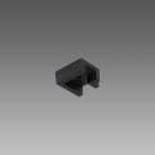 Fosnova - Couvre-joint Angle Horizontal OMNITRACK noir