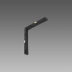Fosnova - Jonction en L plafond/mur pour OMNITRACK noir