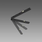 Fosnova - Jonction flexible blanc en polyamide L=240