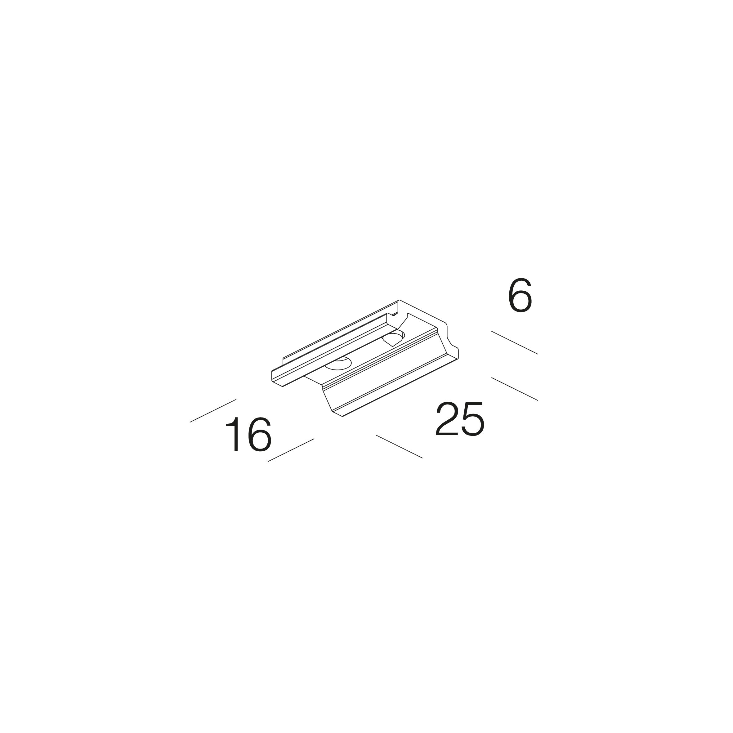 Fosnova - Etrier court suspension OMNITRACK MICRO P blanc