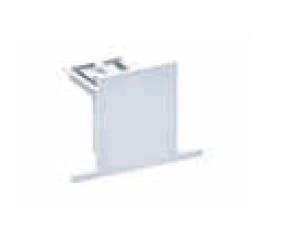 Fosnova - Embout de Fermeture OMNITRACK PLUS encastré blanc