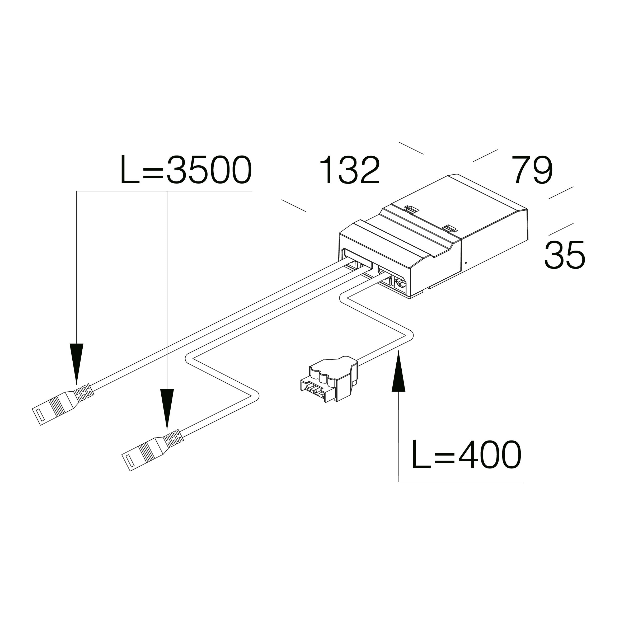 Fosnova - Alimentation ON/OFF 2x400mA pour MICROLISET 40W