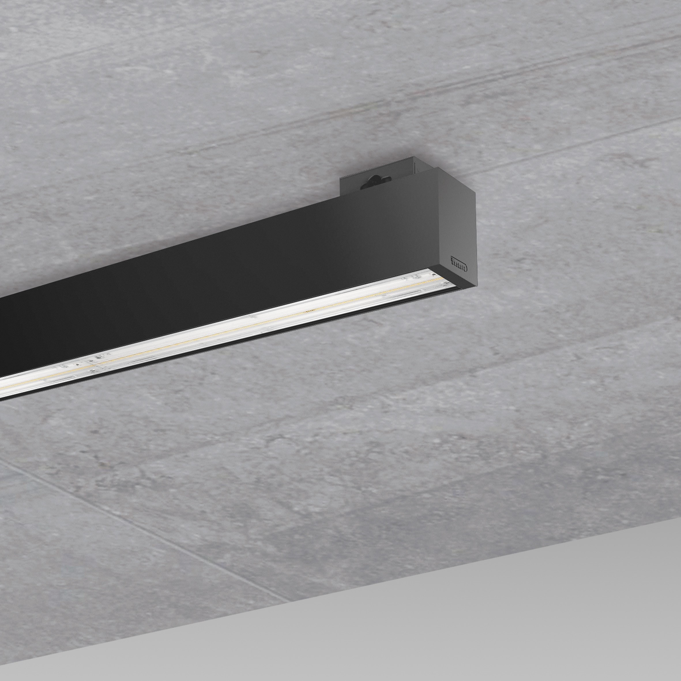 Fosnova - LISET 2.0 HE Led dali 56W 4000K L:2275mm 8 modules noir