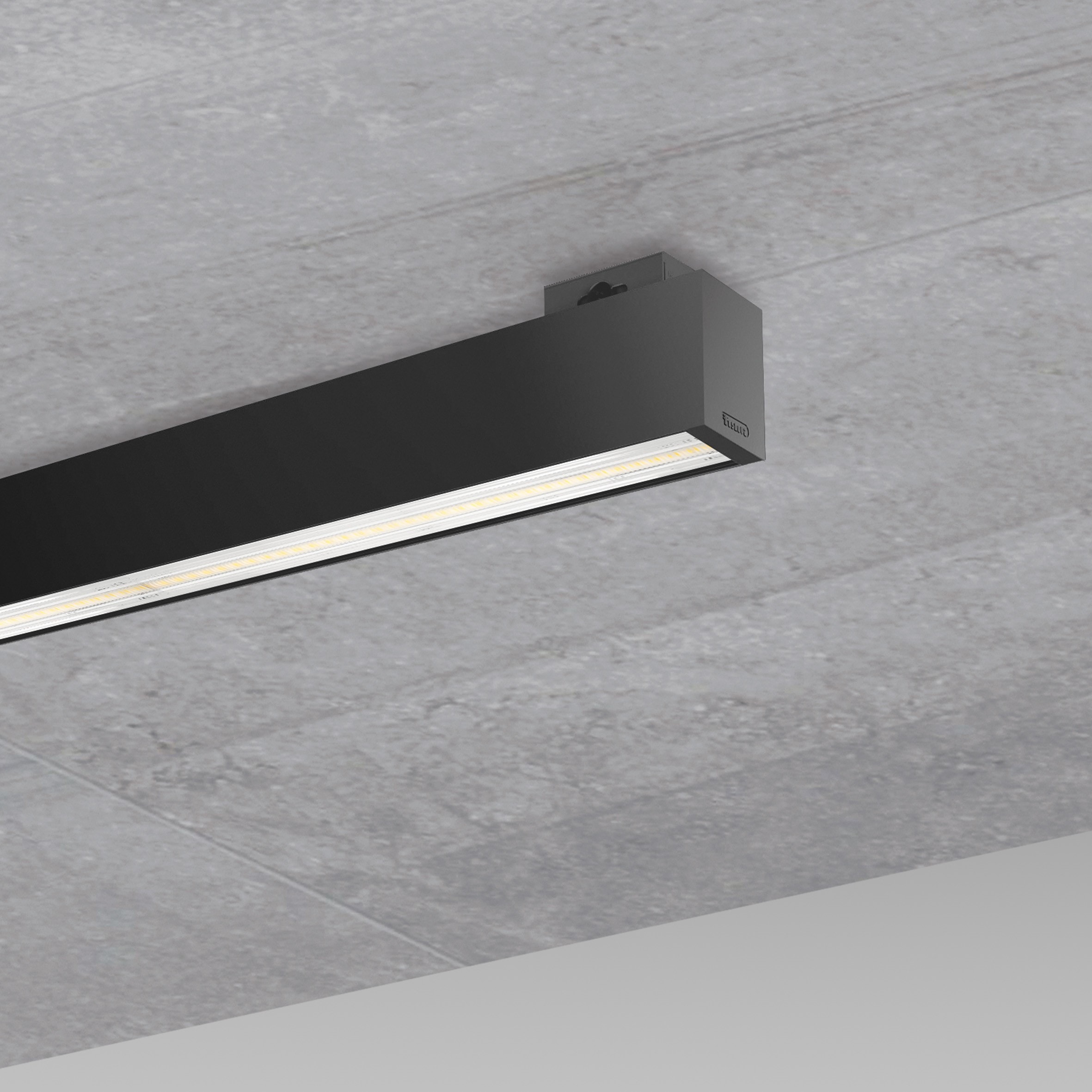 Fosnova - LISET 2.0 HE Led dali 52W 3000K L:2275mm 4 modules noir