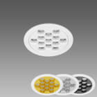 Fosnova - HONEY Led SMD 10W-14W CCT/ DIP Switch D165 blanc + chromé