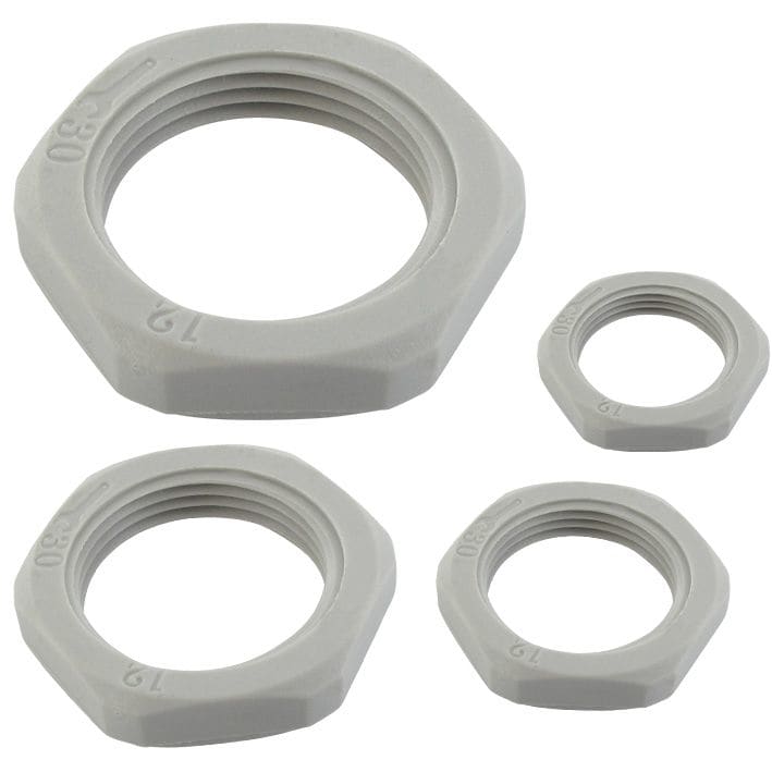 BLM - Ecrou polyamide gris Pg11