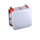BLM - Boite de dérivation OPTIBOX IP55 Rouge 960°C - 80x80x42 green + patte